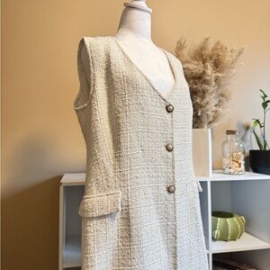 Zara Textured Fabric Vest